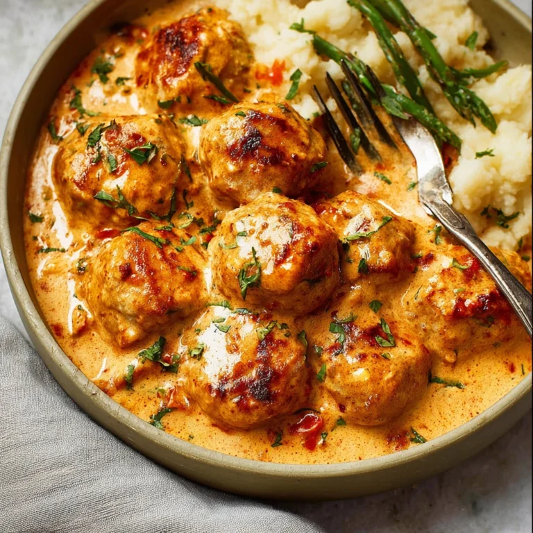 Paprika Chicken Meatballs