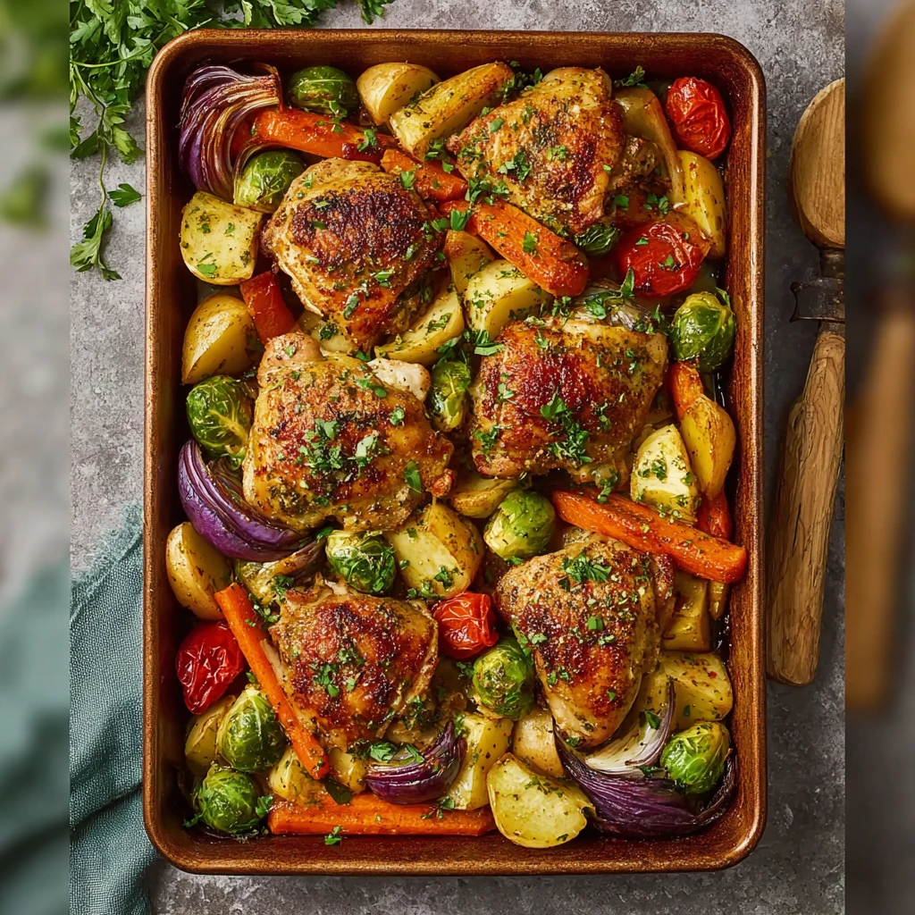 Paprika Chicken Thigh Tray Bake