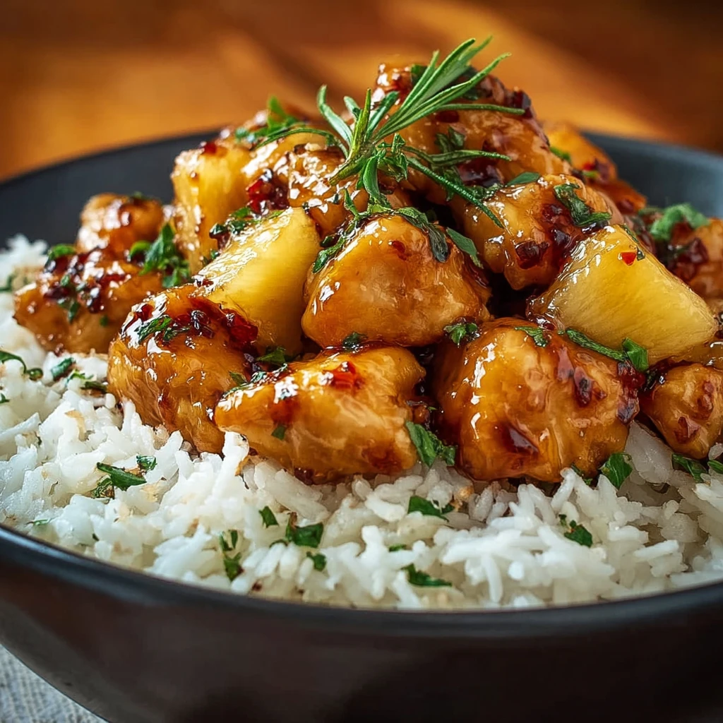 Pineapple Chicken Rice