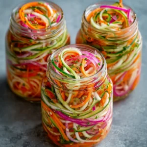 Quick Fridge Pickled Vegetables: Easy & Flavorful Recipe!