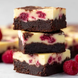 Raspberry Cheesecake Brownies