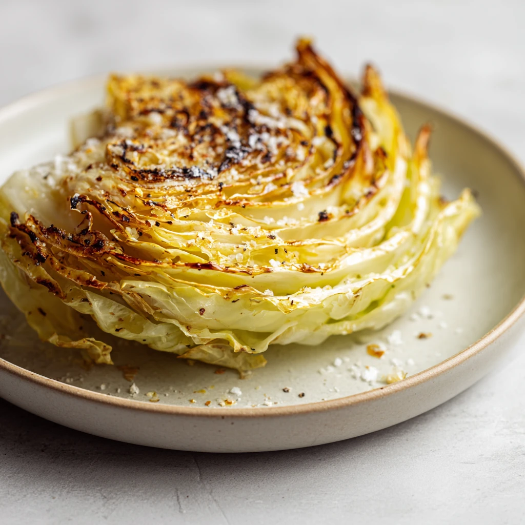 Roasted Garlicparmesan Cabbage