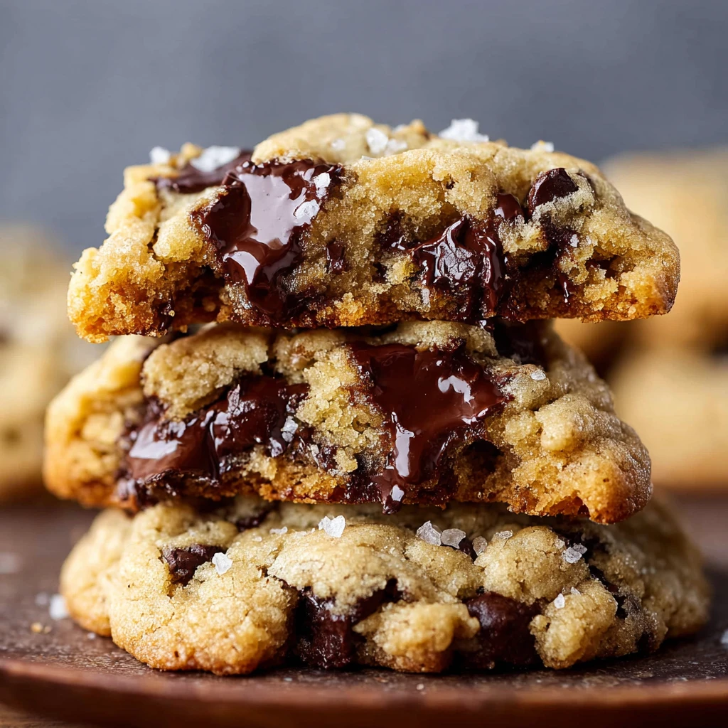 Salted Honey Chocolate Chip Cookies