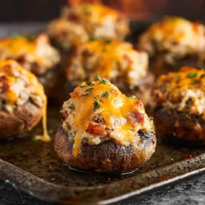 Sausage Stuffed Mushrooms