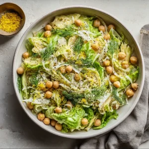Savoy Cabbage Chickpea Salad That’s Fresh, Crunchy, and Deeply Satisfying