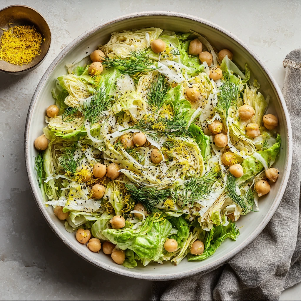 Savoy Cabbage Chickpea Salad Thats Fresh Crunchy Deeply