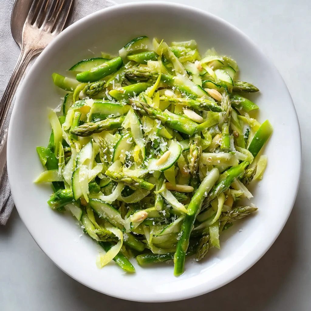Shaved Asparagus Salad Lemon Dressing