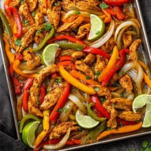 Sheet Pan Chicken Fajitas