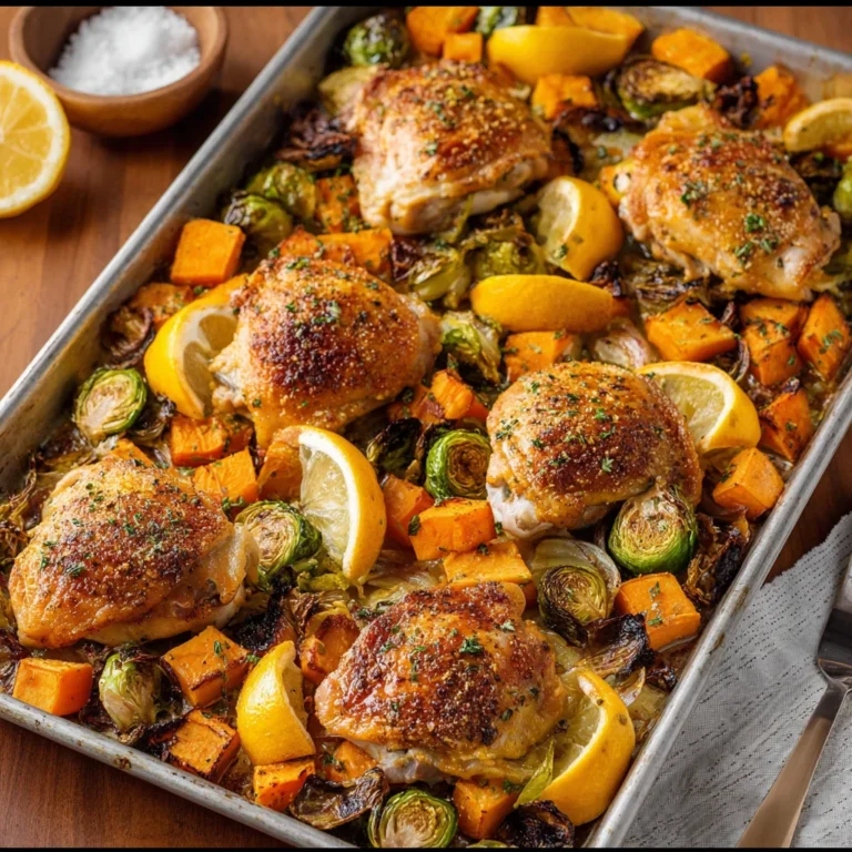 Sheet Pan Chicken Veggies