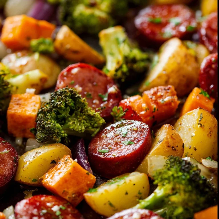 Sheet Pan Honey Garlic Kielbasa Recipe