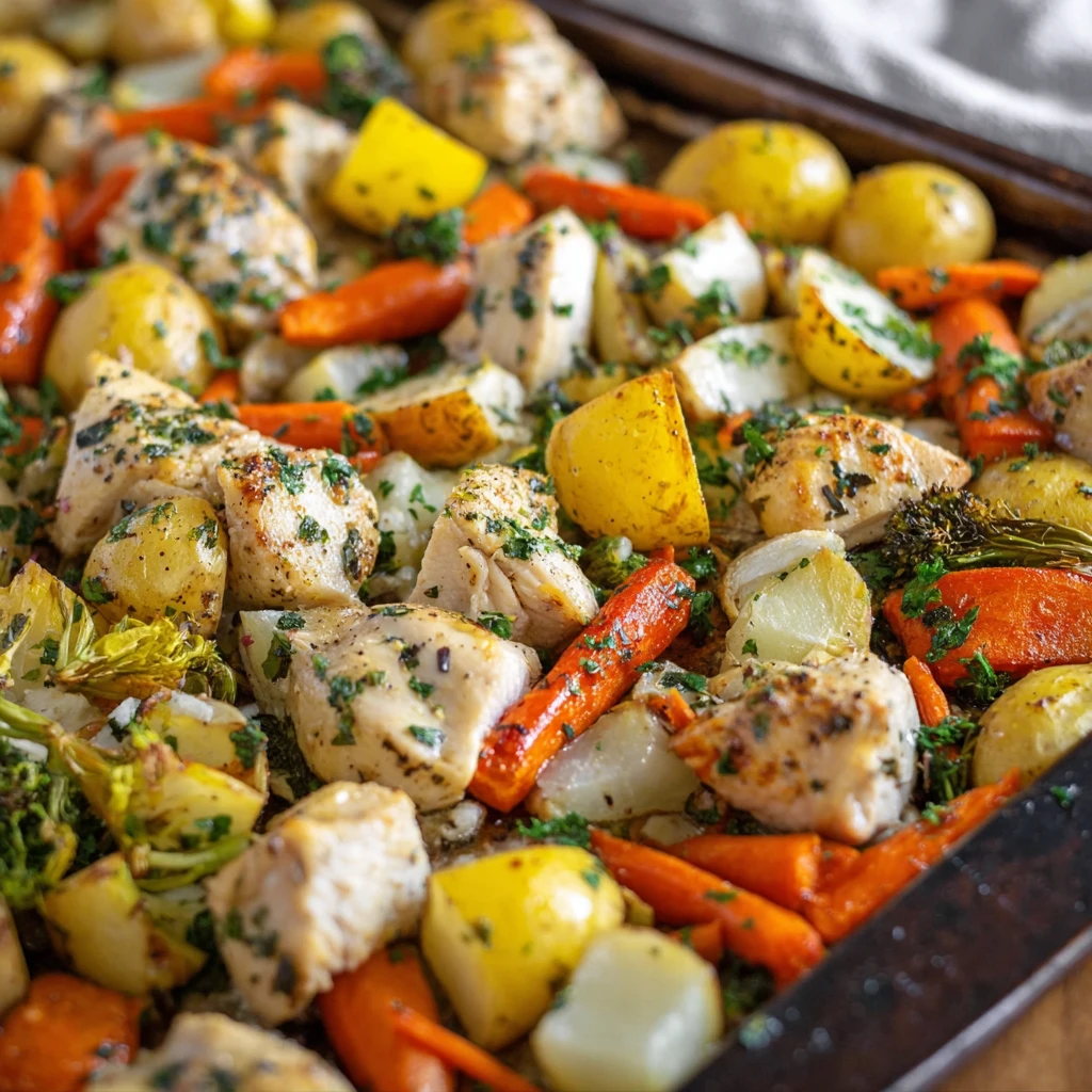 Sheet Pan Ranch Chicken