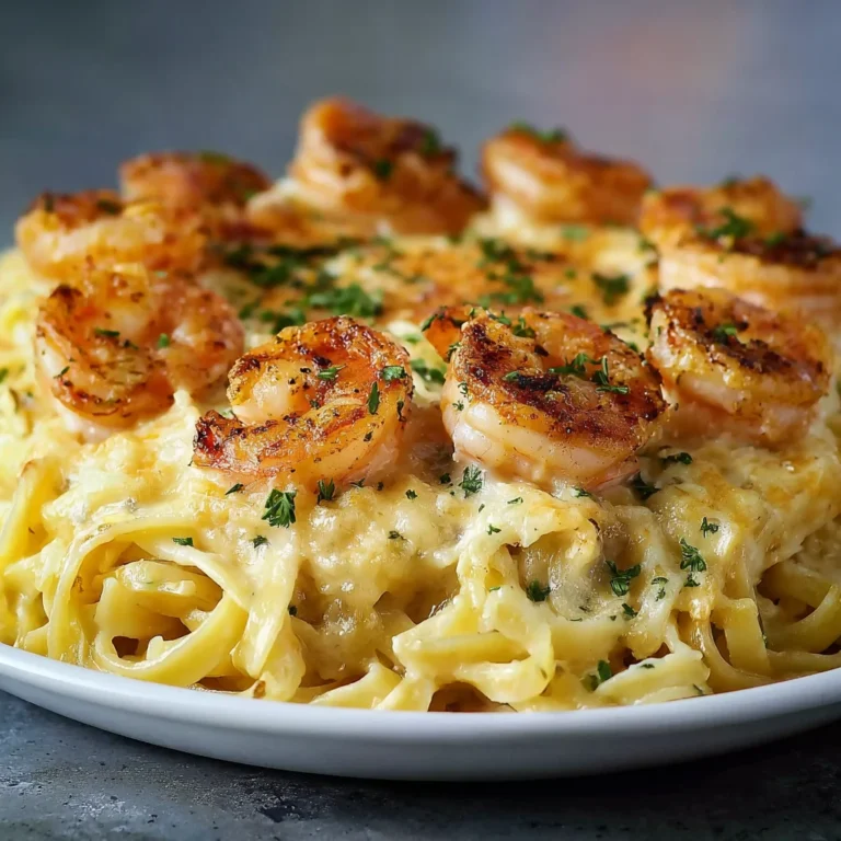 Shrimp Scampi Pasta Bake
