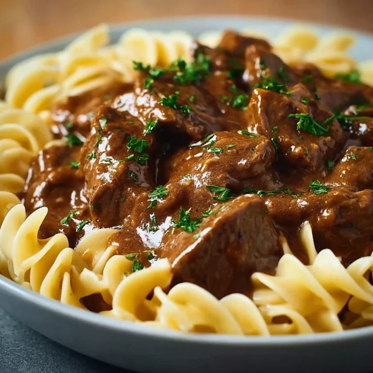Slow Cooker Beef Noodles
