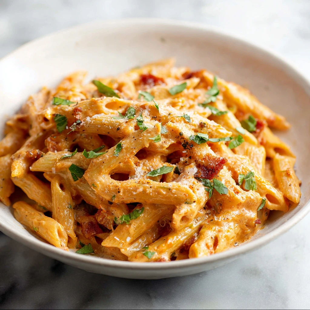 Spicy Bacon Tomato Pasta