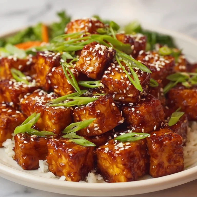 Spicy Honey Garlic Tofu