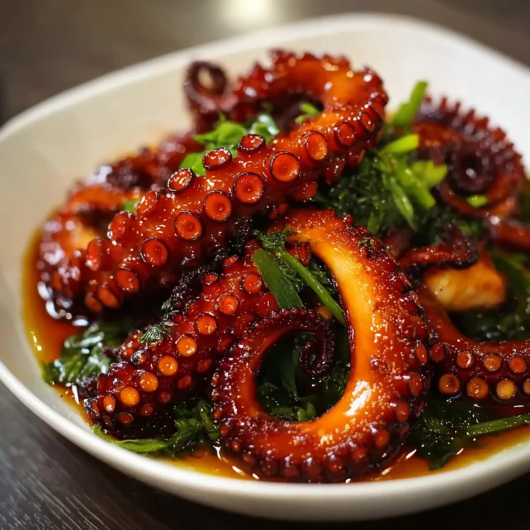 Spicy Stirfried Small Octopus Flavorful Adventure Await