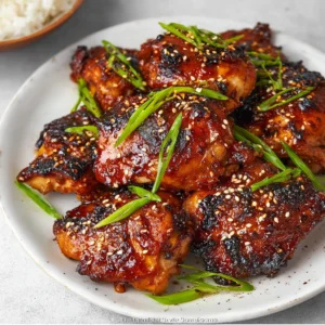 Sticky Chicken Thighs