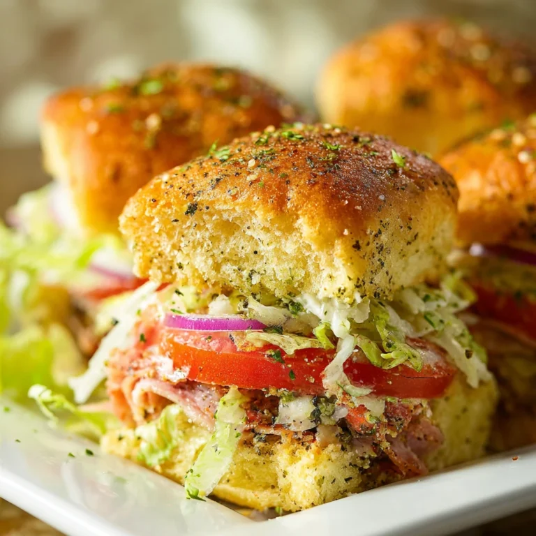 Super Bowl Italian Sliders Recipe
