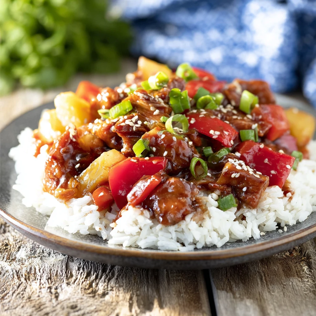 Sweet Hawaiian Crockpot Chicken