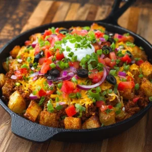 Taco Loaded Potato Bowl