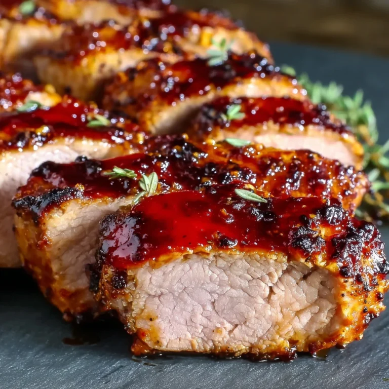Tender Slow Cooker Orange Glazed Pork Tenderloin Recipe