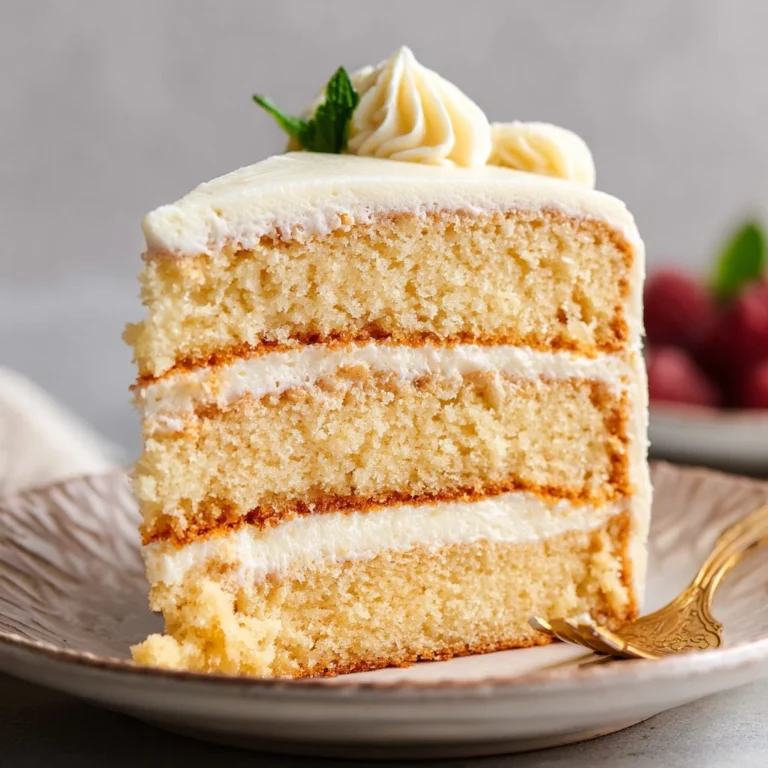 Vanilla Cake Recipe