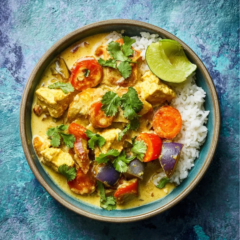 Tofu Green Curry Vegetables