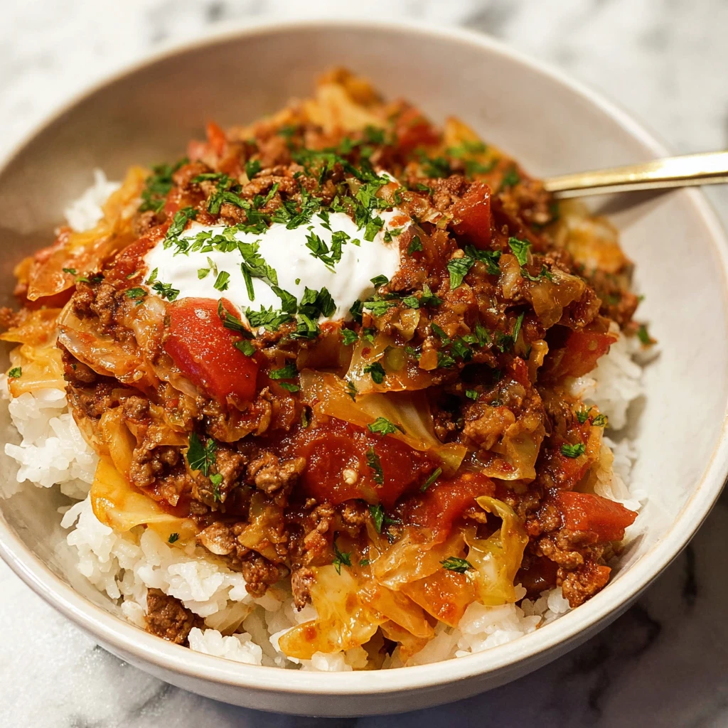 Unstuffed Cabbage Rolls