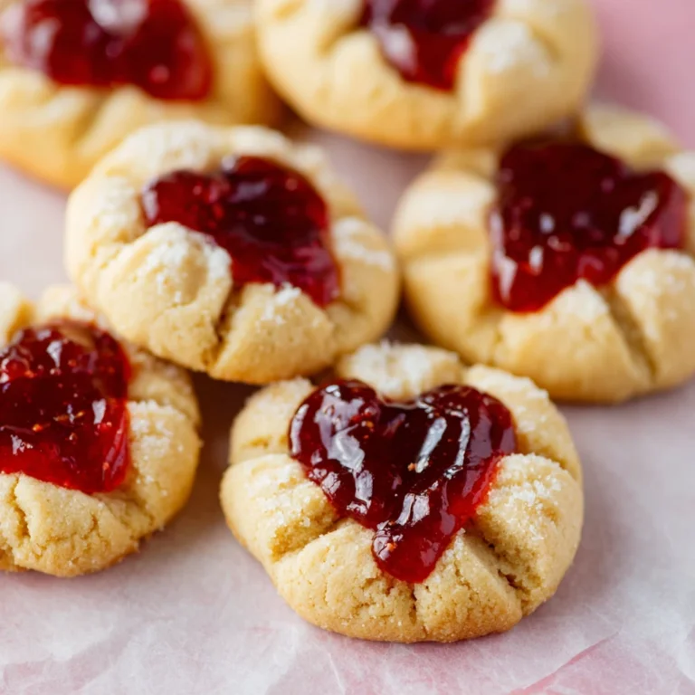 Valentines Day Thumbprint Cookies Jam
