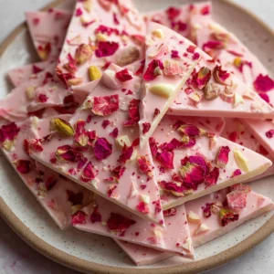 Valentine’s Pink White Chocolate Bark