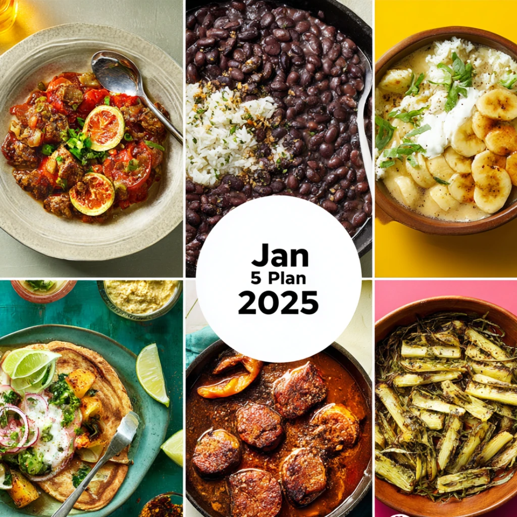 Weekly Meal Plan Jan 2026