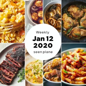 Weekly Meal Plan Jan 12, 2026