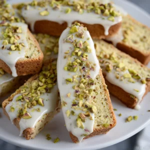 White Chocolate Pistachio Biscotti