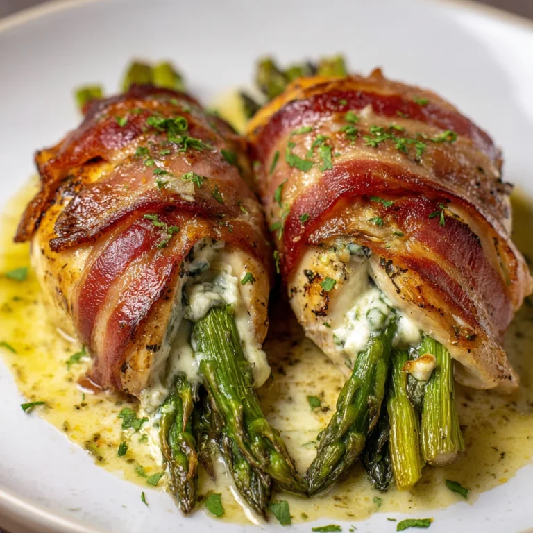 Asparagus Stuffed Chicken Breast