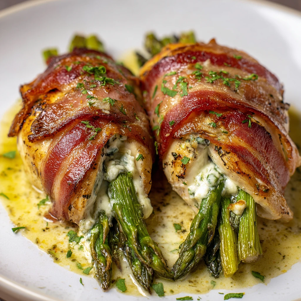 Asparagus Stuffed Chicken Breast