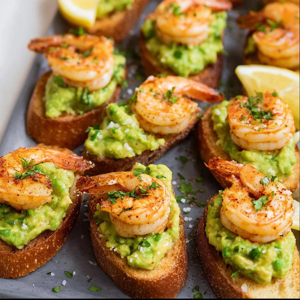 Avocado Shrimp Canapes