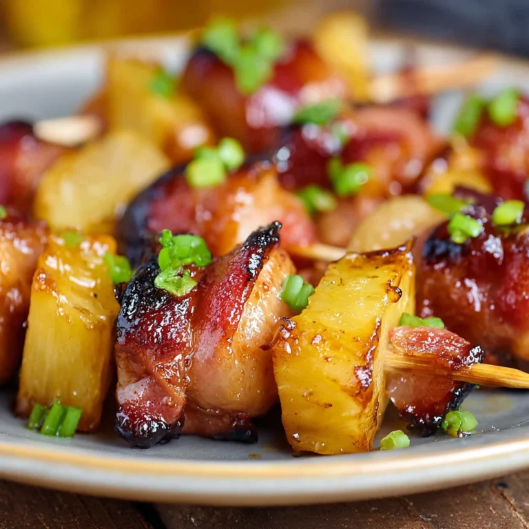 Bacon Wrapped Chicken Teriyaki Bites