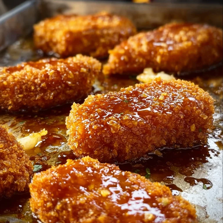 Baked Crunchy Hot Honey Chicken