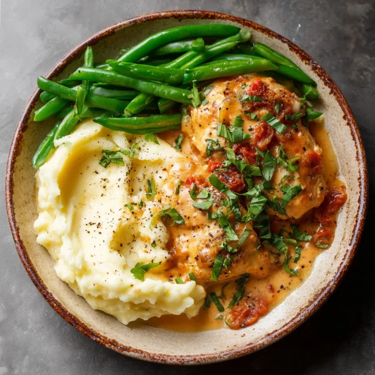 Baked Tomato Basil Chicken