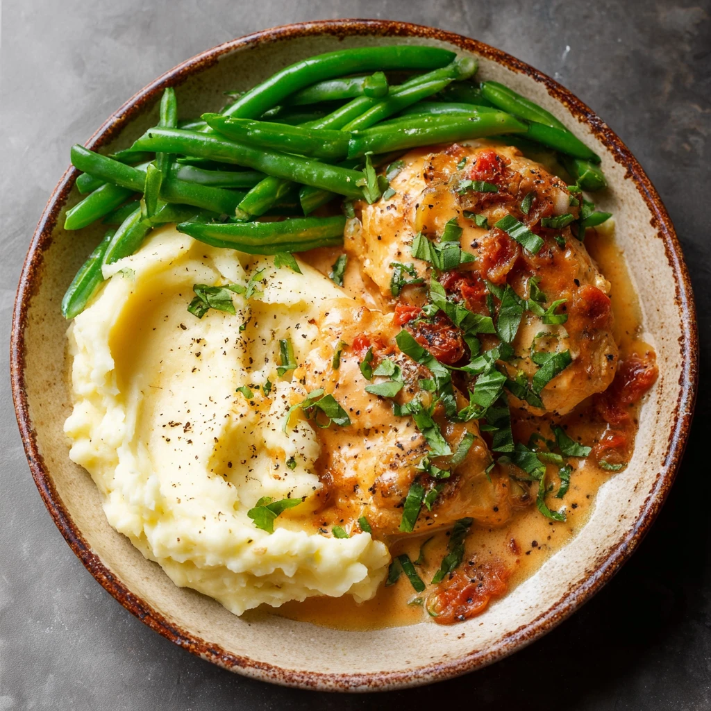 Baked Tomato Basil Chicken