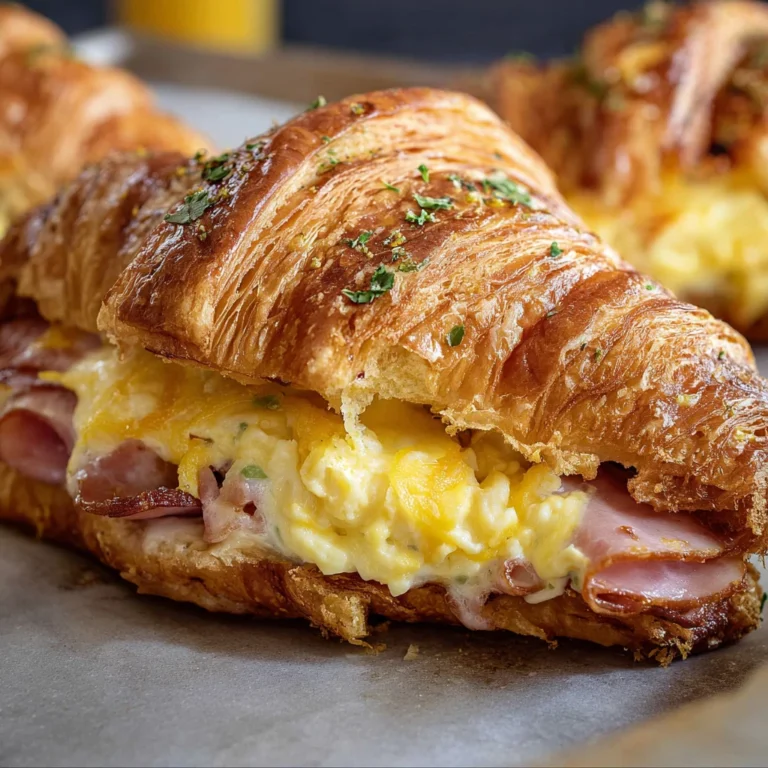 Breakfast Croissant Bake