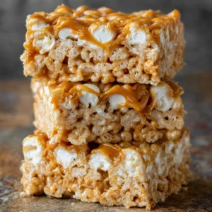 Brown Butter Dulce de Leche Rice Krispie Treats