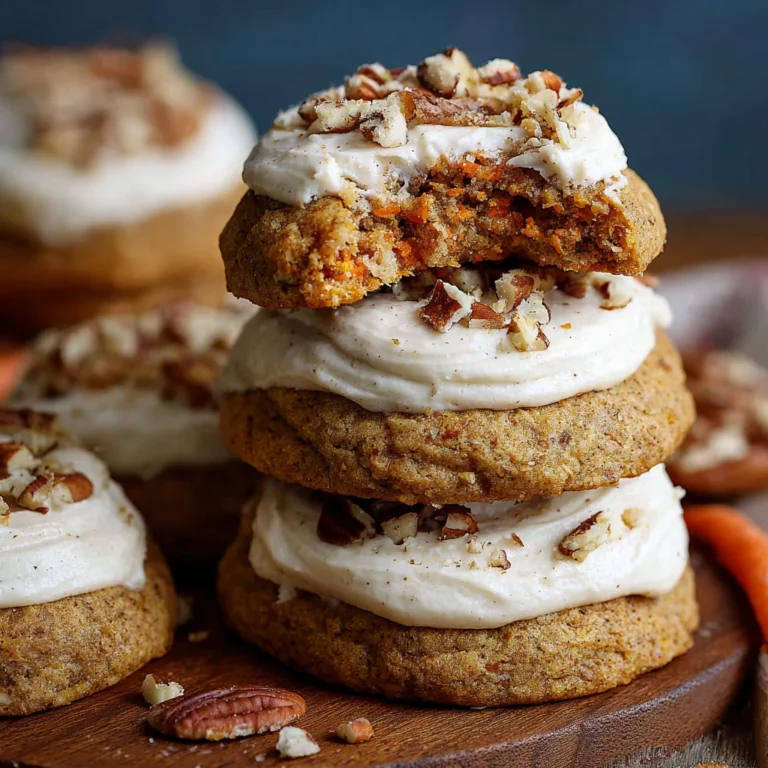 Carrot Cake Cookies Brown Sugar Ermine Frosting