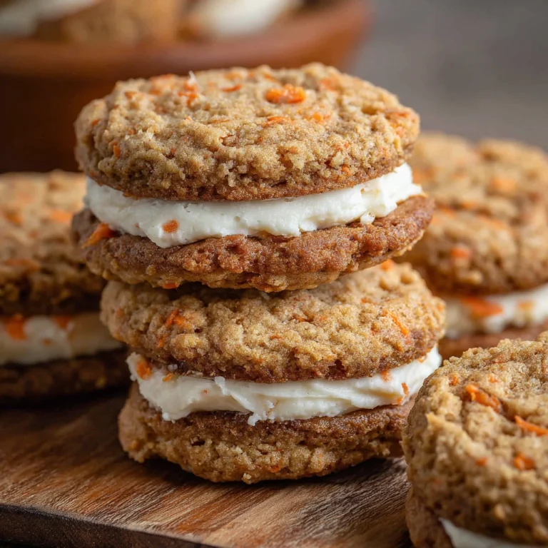 Carrot Cake Sandwich Cookies