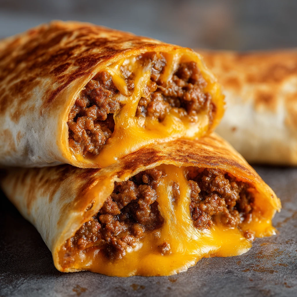 Cheesy Beef Taco Pockets