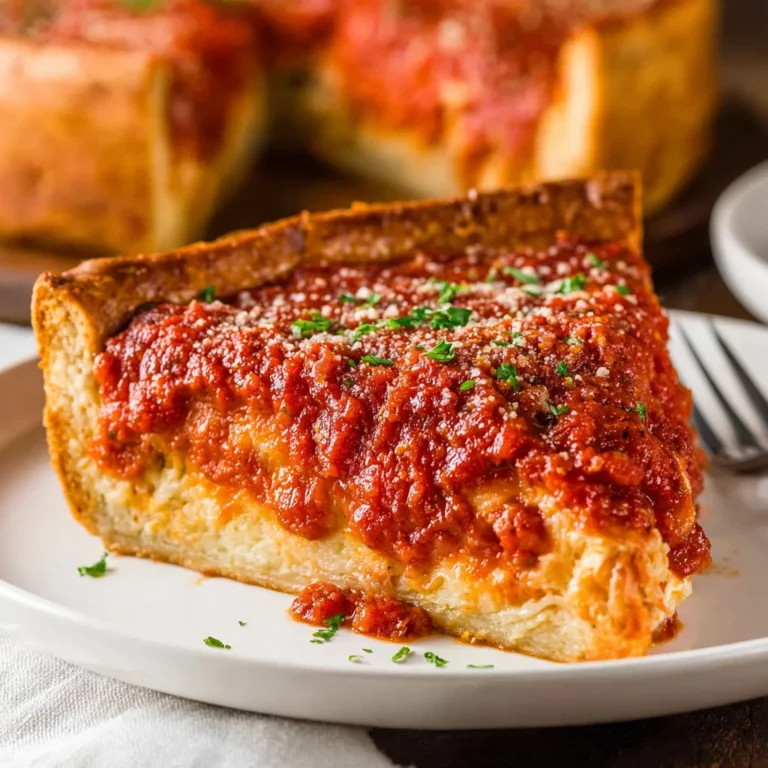 Chicago Style Deep Dish Pizza