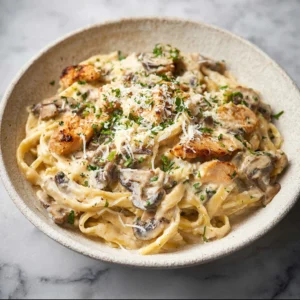 Chicken and Mushroom Pasta