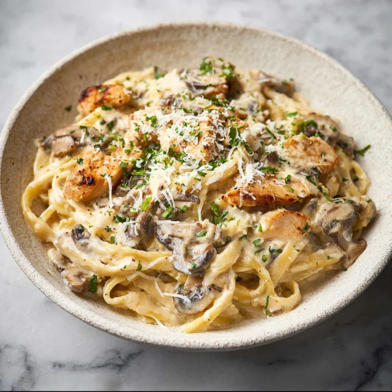 Chicken Mushroom Pasta