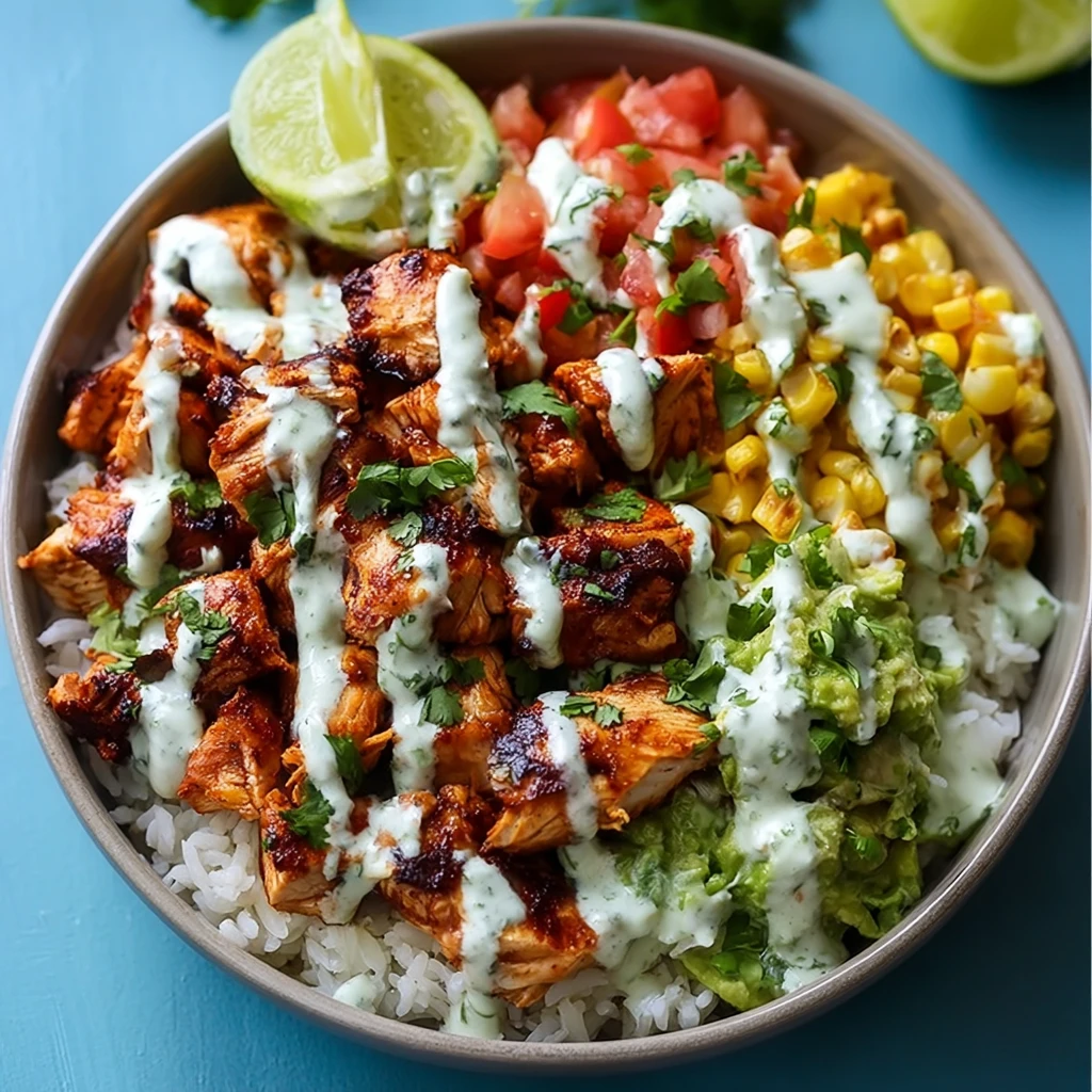 Chicken Burrito Bowl Recipe Weeknight Rice Bowls