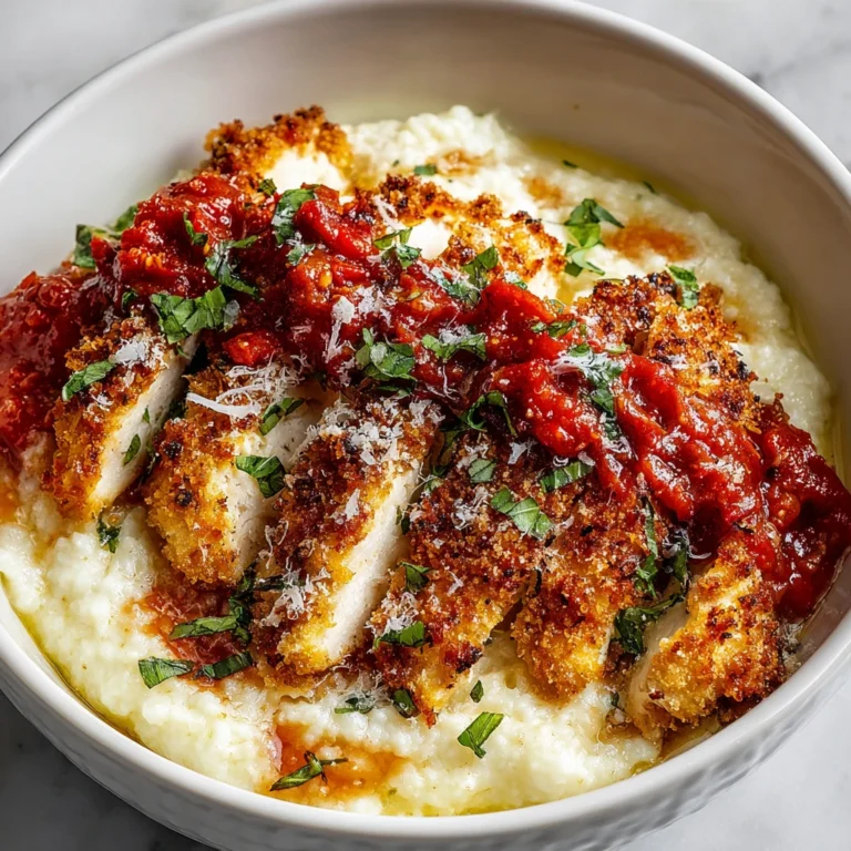 Cottage Cheese Chicken Parm Bowl Creamy Highprotein Comfort